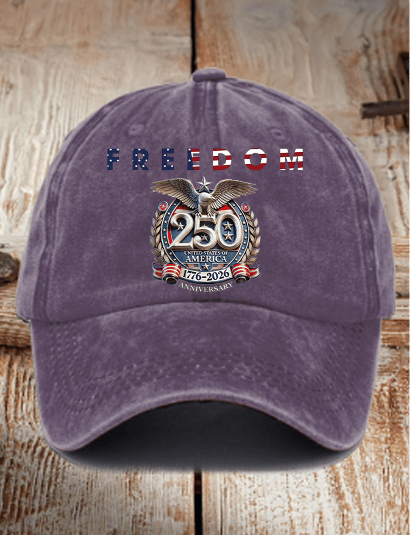 Unisex American 250th Print Casual Hat