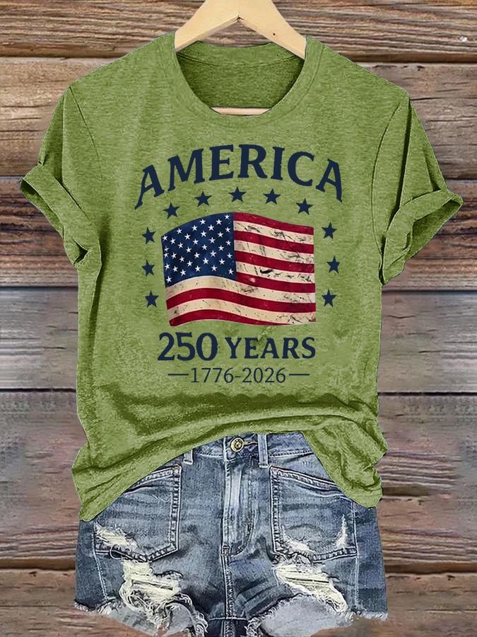 Women's America 250 Print T-Shirt