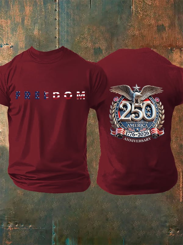 Men's FREEDOM Print T-Shirt