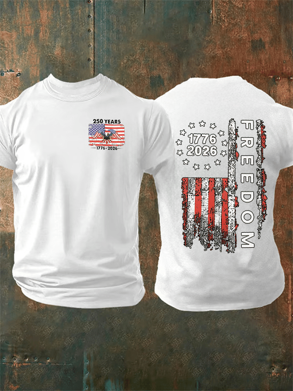 Men's Freedom Print T-Shirt