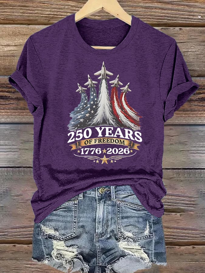 Women's 250 YEARS OF FREEDOM Print T-Shirt