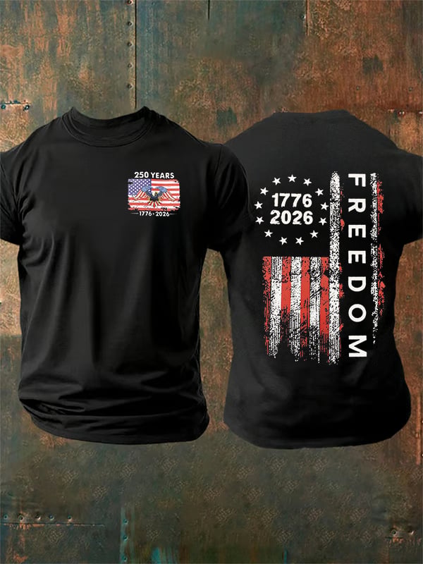 Men's Freedom Print T-Shirt