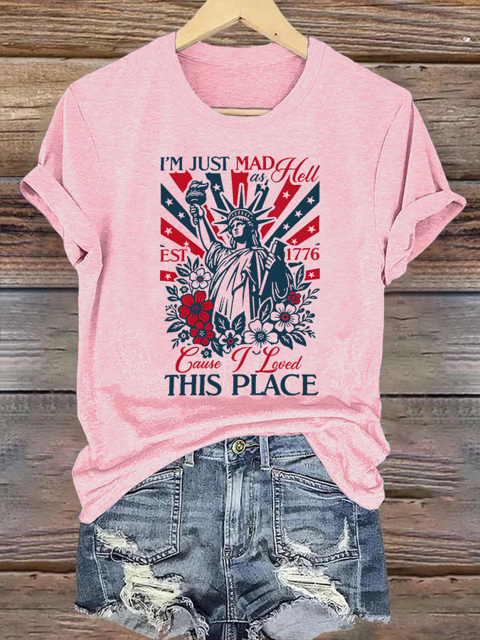 Women's THIS PLACE Round Neck Printed T-Shirt