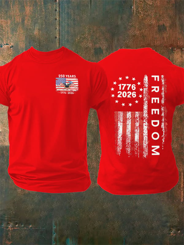 Men's Freedom Print T-Shirt