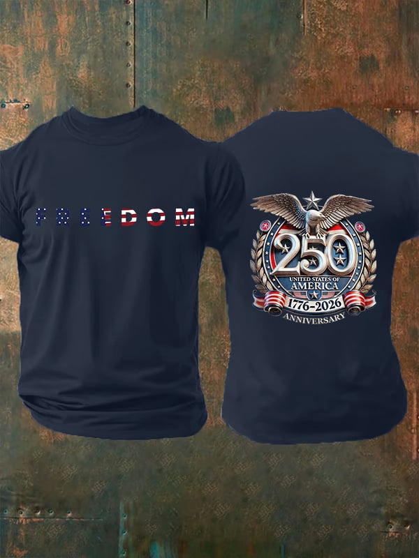Men's FREEDOM Print T-Shirt