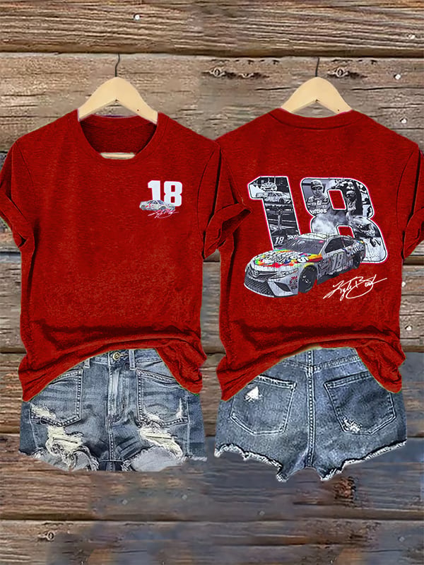 Women's Racing Print T-Shirt