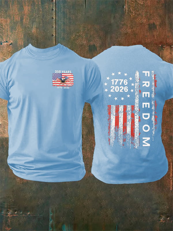 Men's Freedom Print T-Shirt