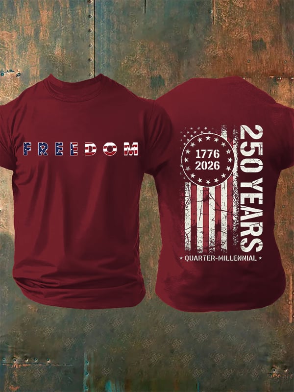 Men's American 250th Print T-Shirt