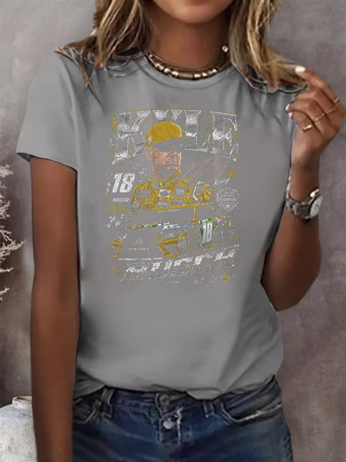 Women's Racing Print T-Shirt