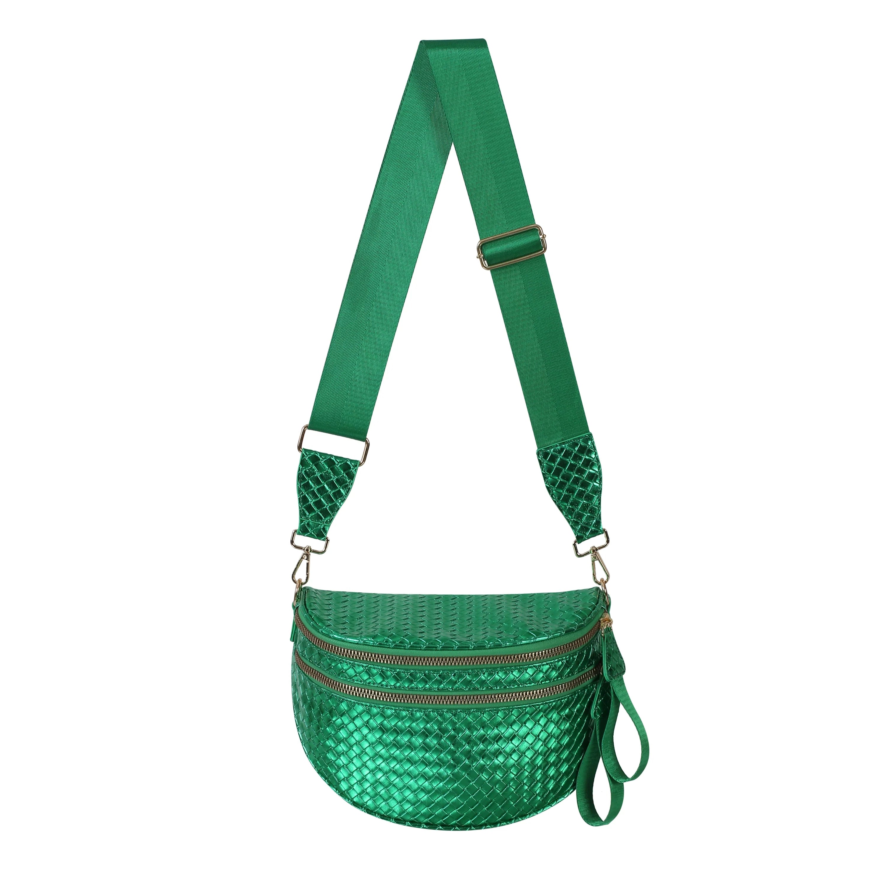 GoFree - Woven Leather Bum Bag