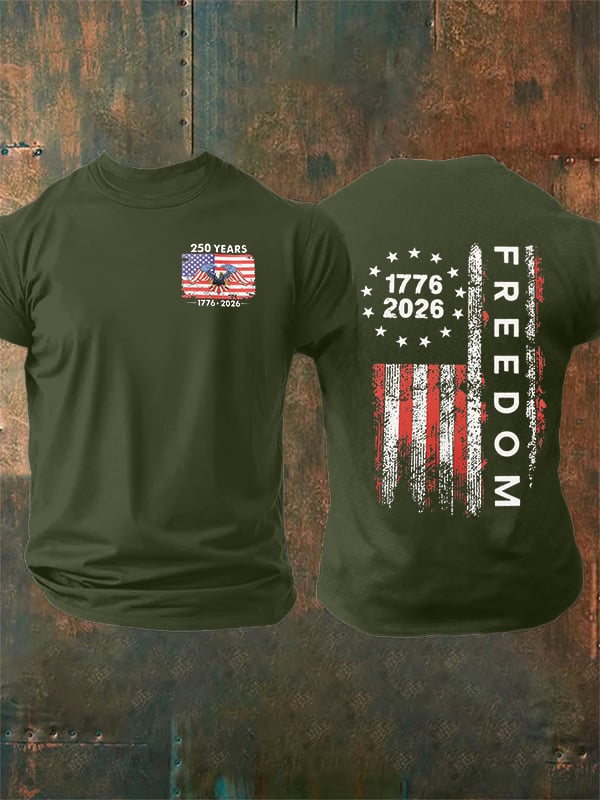 Men's Freedom Print T-Shirt