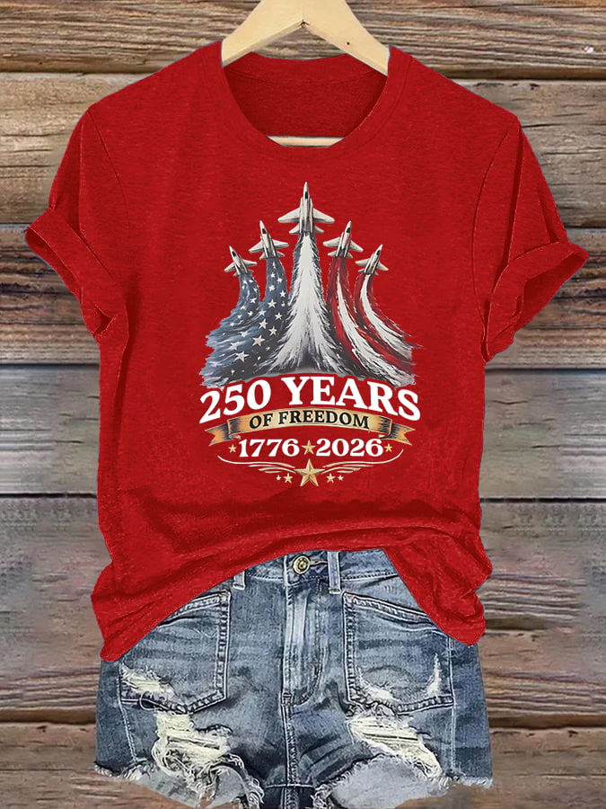 Women's 250 YEARS OF FREEDOM Print T-Shirt