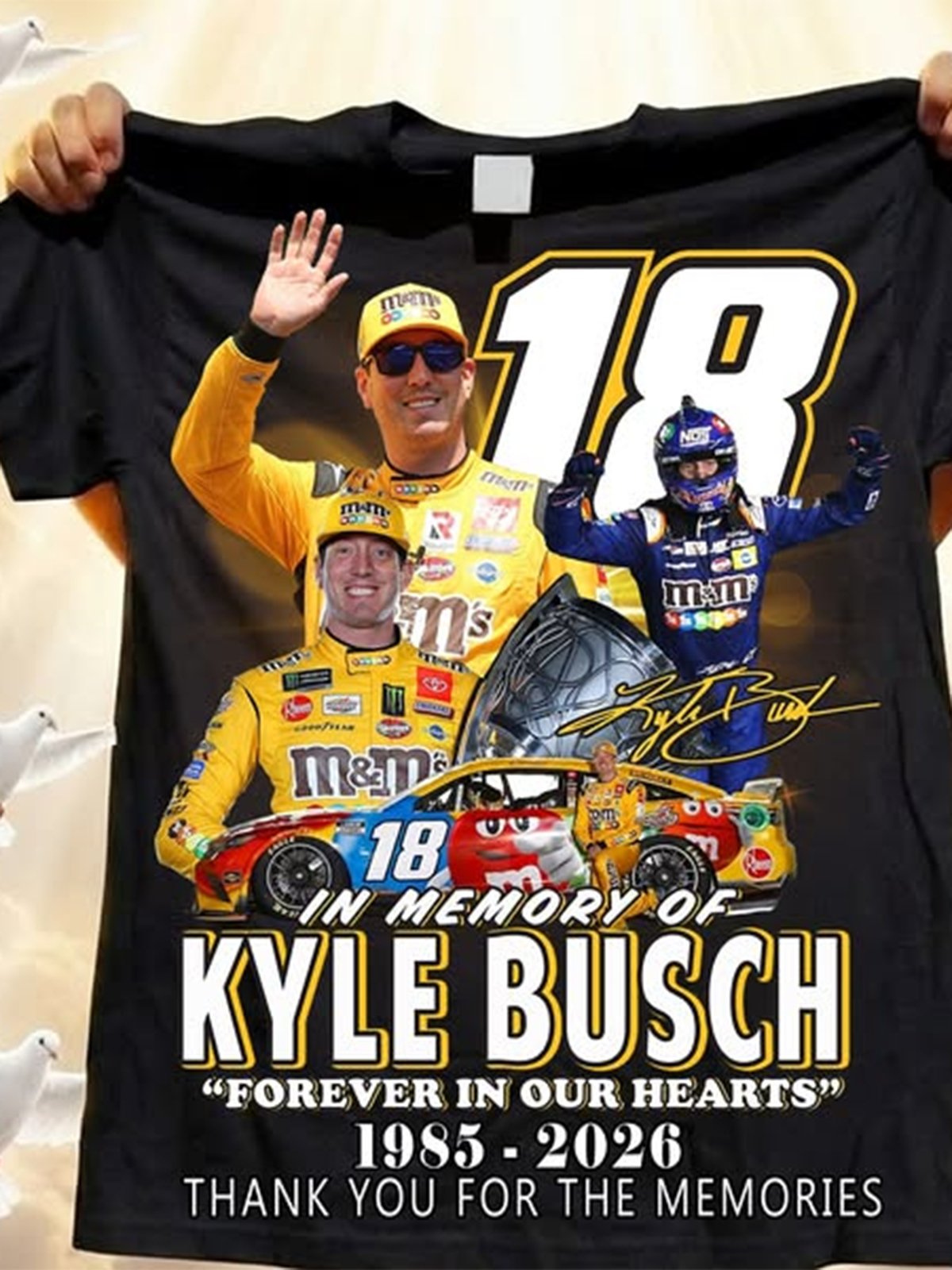 Men's Racing Legend Memorial Print T-Shirt