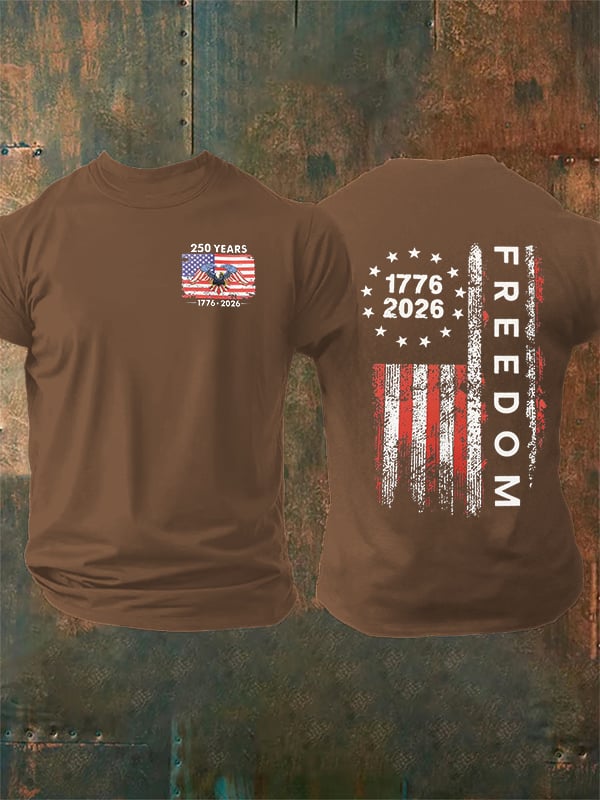 Men's Freedom Print T-Shirt