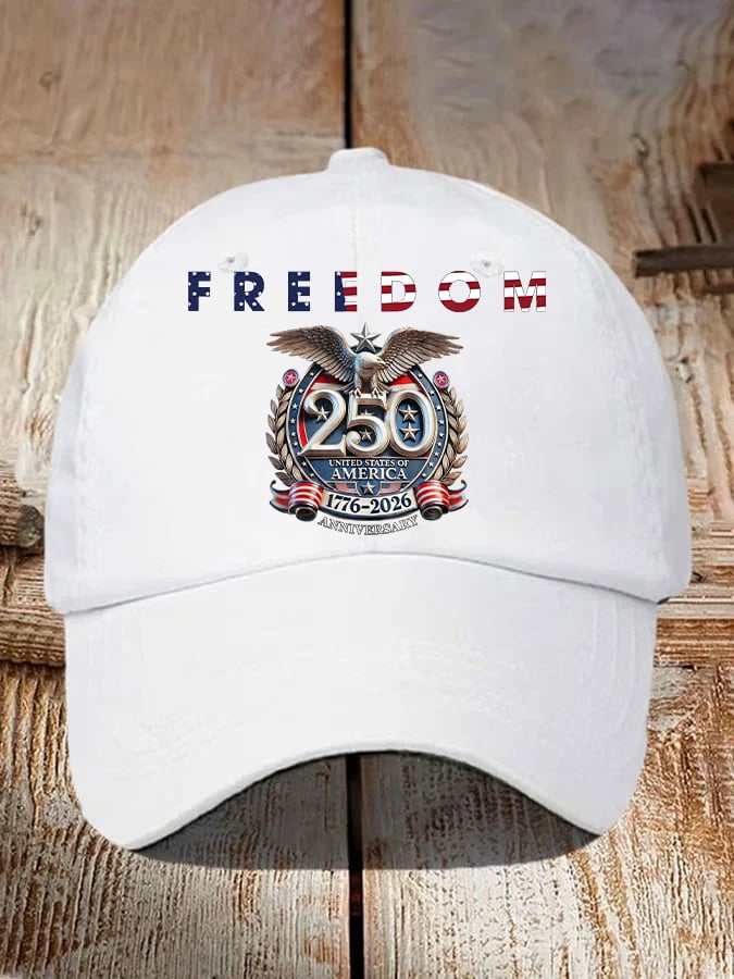 Unisex American 250th Print Casual Hat