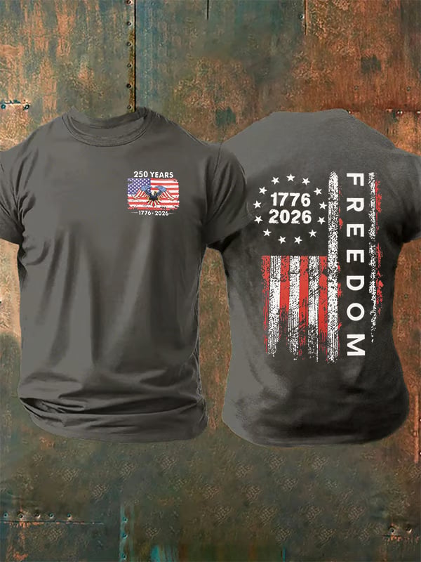 Men's Freedom Print T-Shirt
