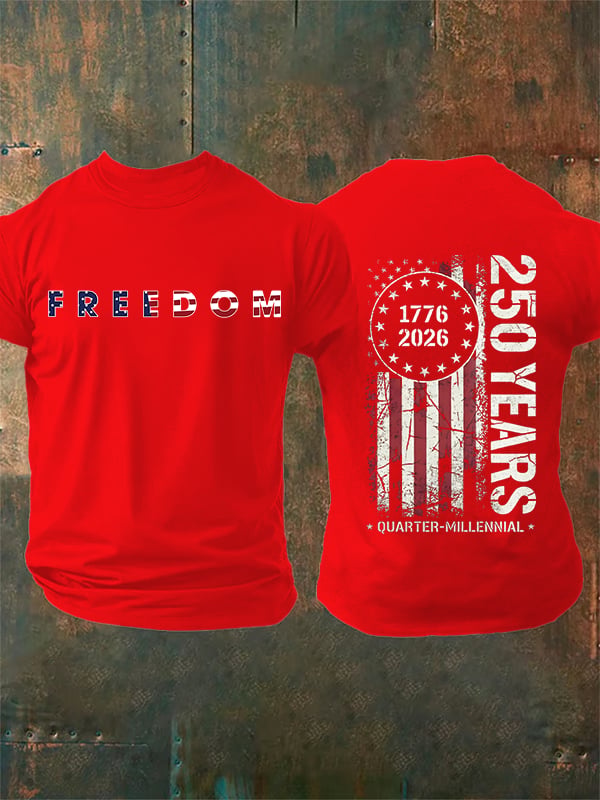 Men's American 250th Print T-Shirt