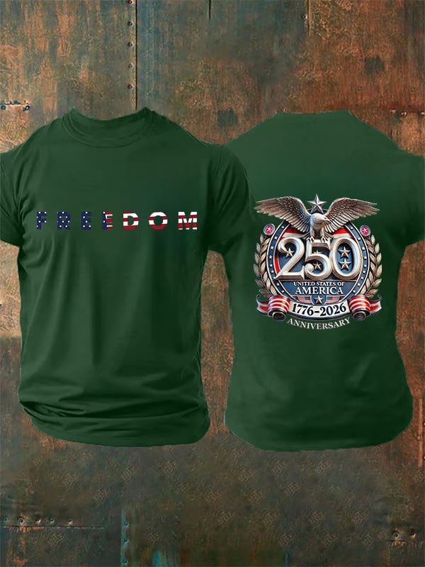 Men's FREEDOM Print T-Shirt