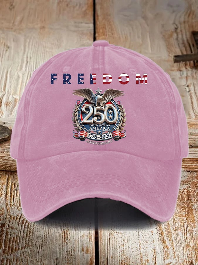 Unisex American 250th Print Casual Hat