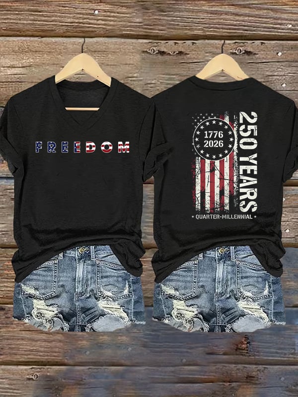 Women's American 250th Print T-Shirt
