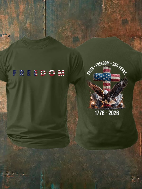 Men's American 250th Print T-Shirt