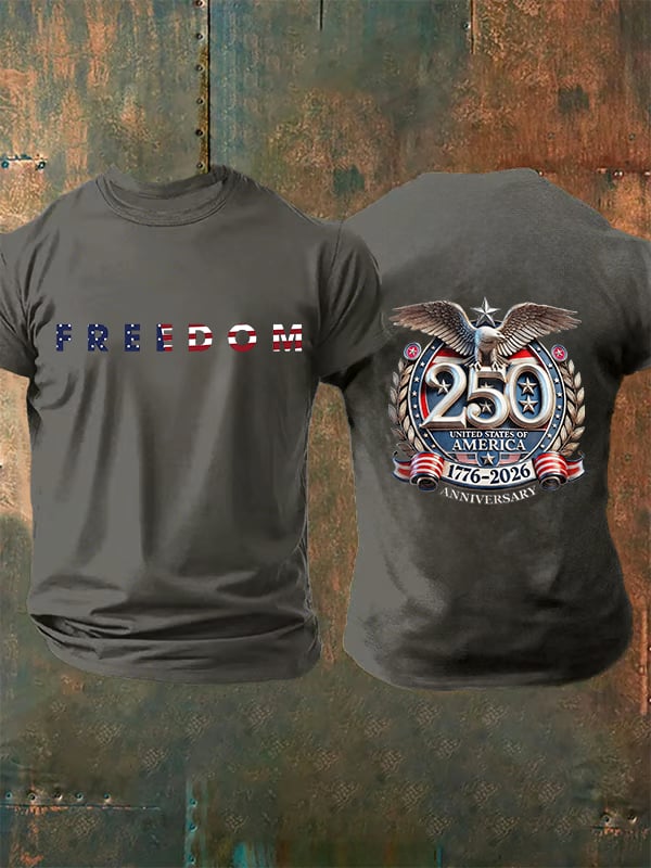 Men's FREEDOM Print T-Shirt