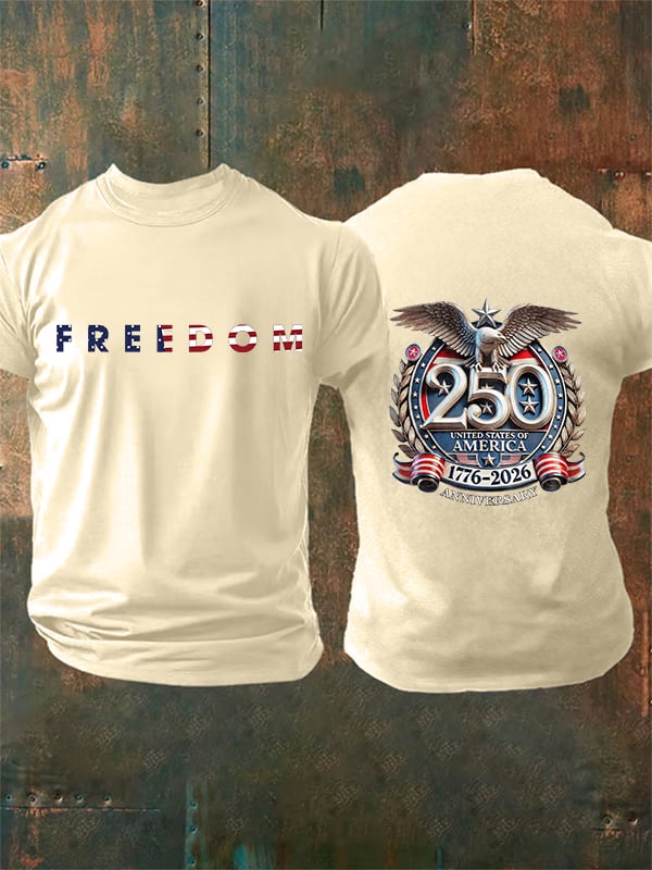Men's FREEDOM Print T-Shirt