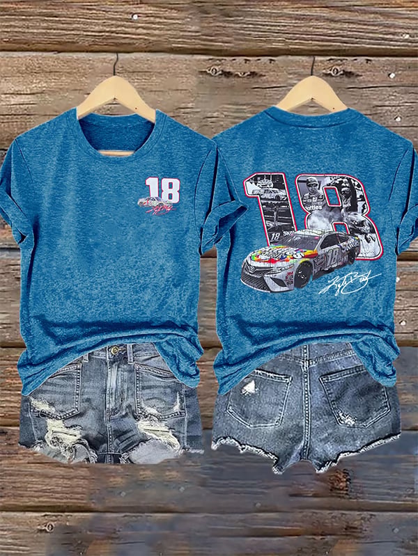 Women's Racing Print T-Shirt