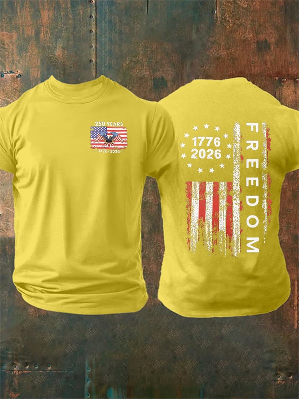 Men's Freedom Print T-Shirt