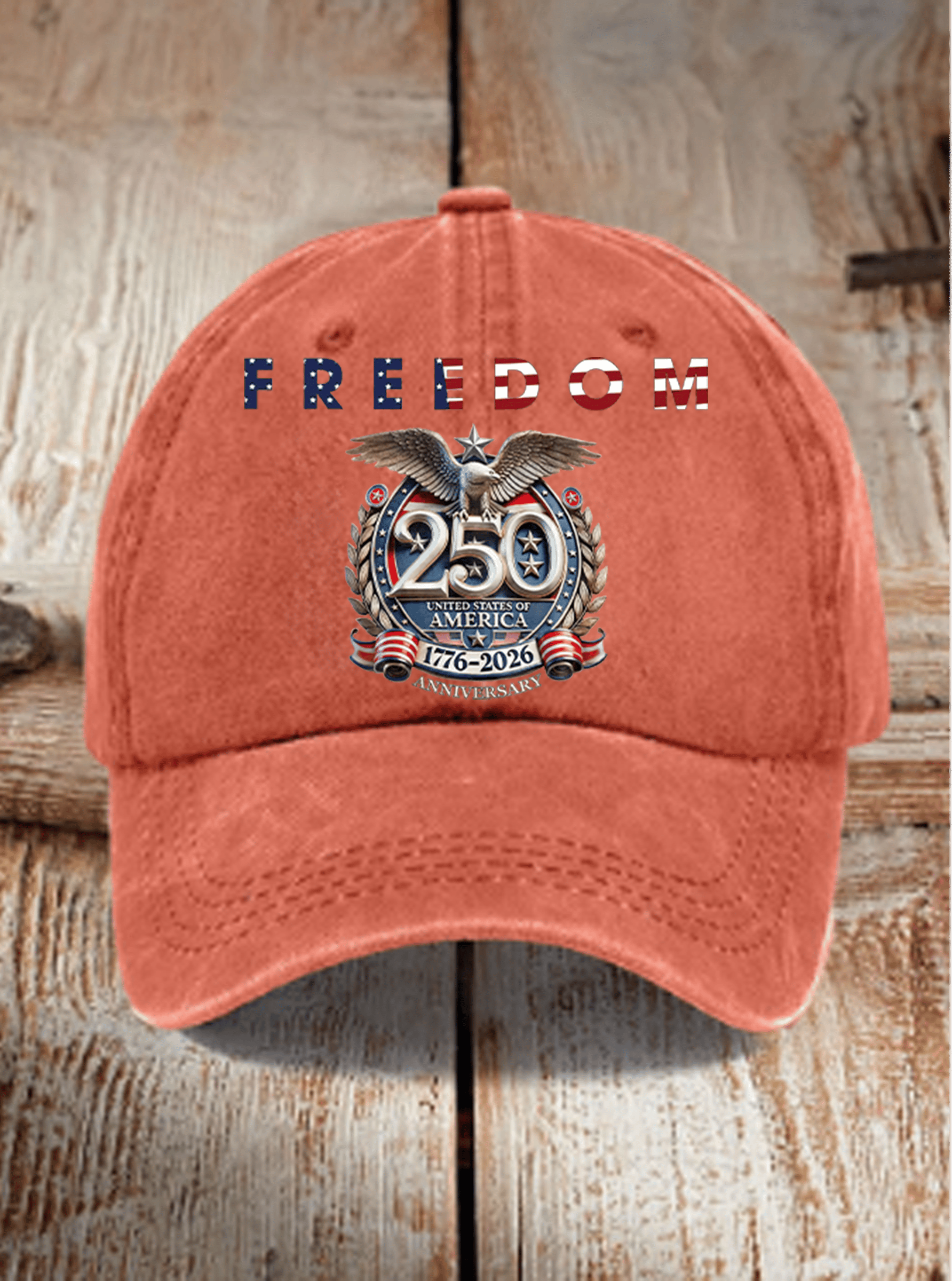 Unisex American 250th Print Casual Hat