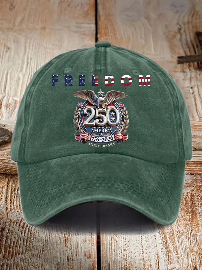 Unisex American 250th Print Casual Hat