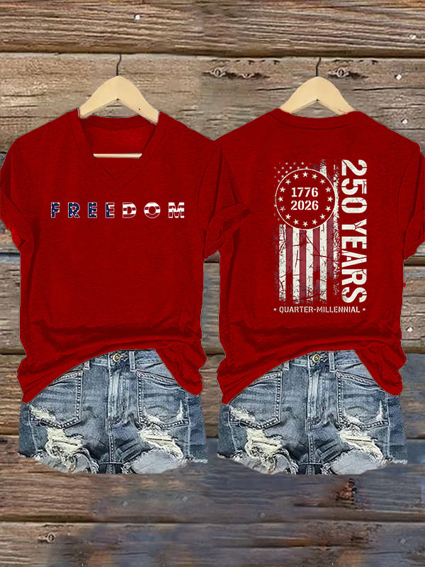 Women's American 250th Print T-Shirt