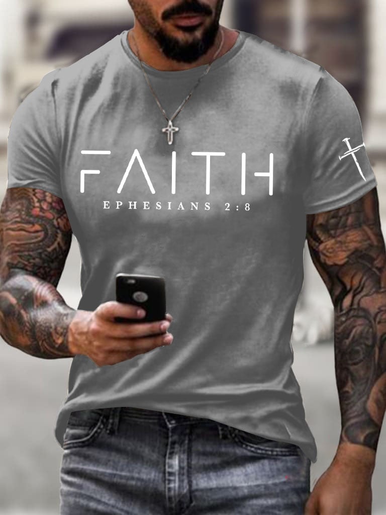 Men's Faith Print T-shirt