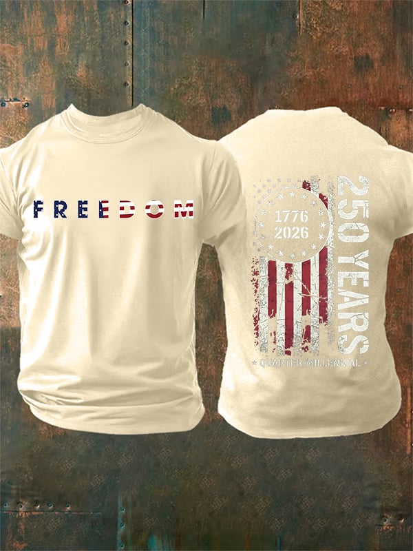 Men's American 250th Print T-Shirt
