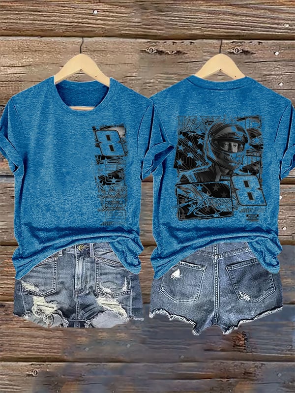 Women's Racing Print T-Shirt