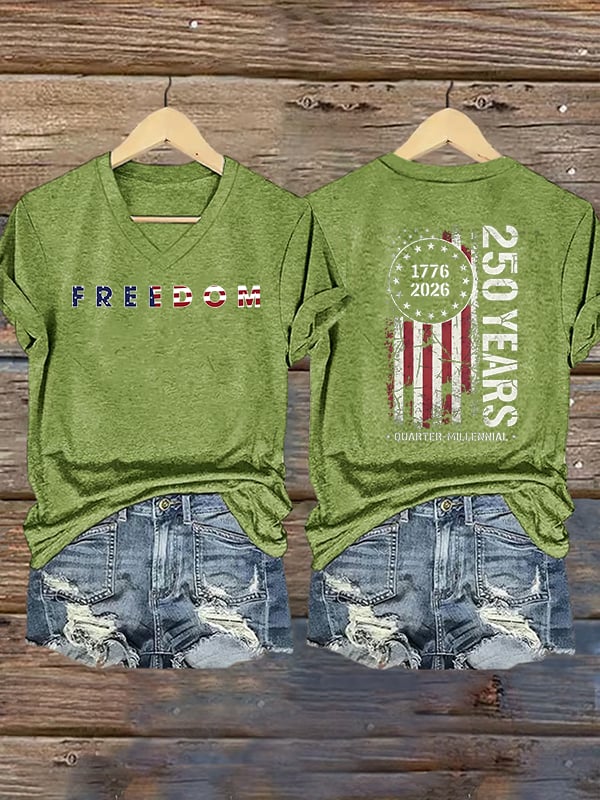 Women's American 250th Print T-Shirt
