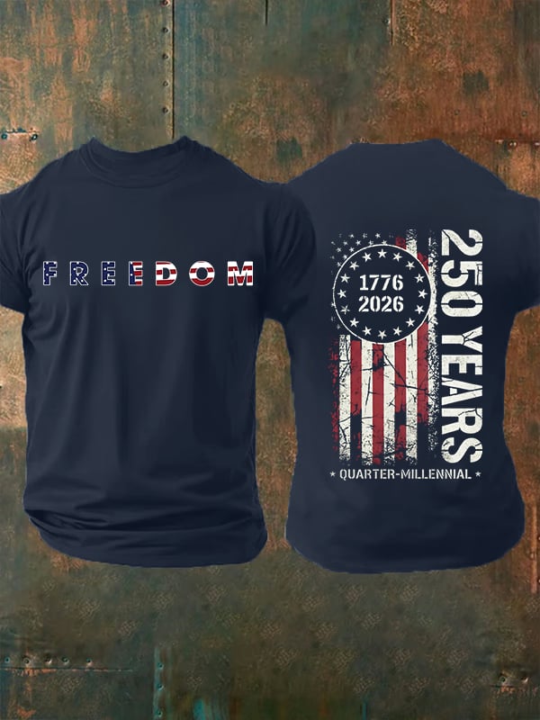 Men's American 250th Print T-Shirt