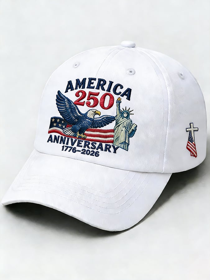 USA 250th Anniversary Faith Print Hat
