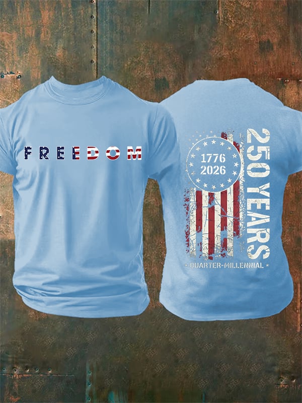Men's American 250th Print T-Shirt