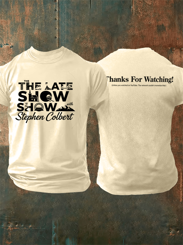🔥Buy 3 Get 15% Off Men's Retro Last Show Print T-Shirt