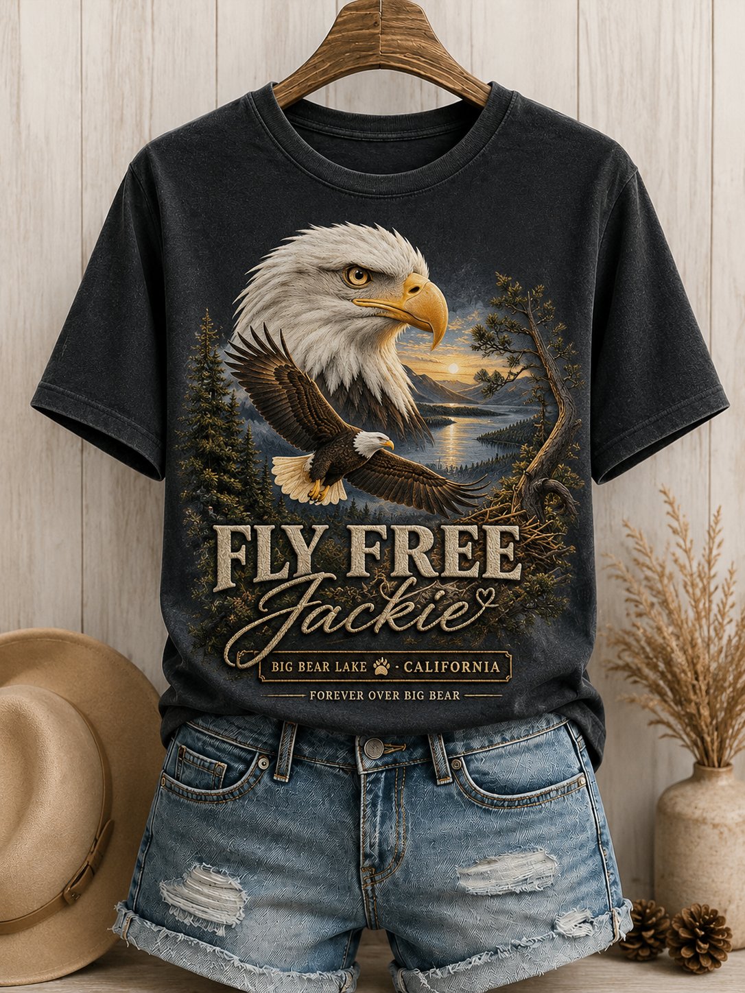 Women's Fly Free Jackie Print Tee
