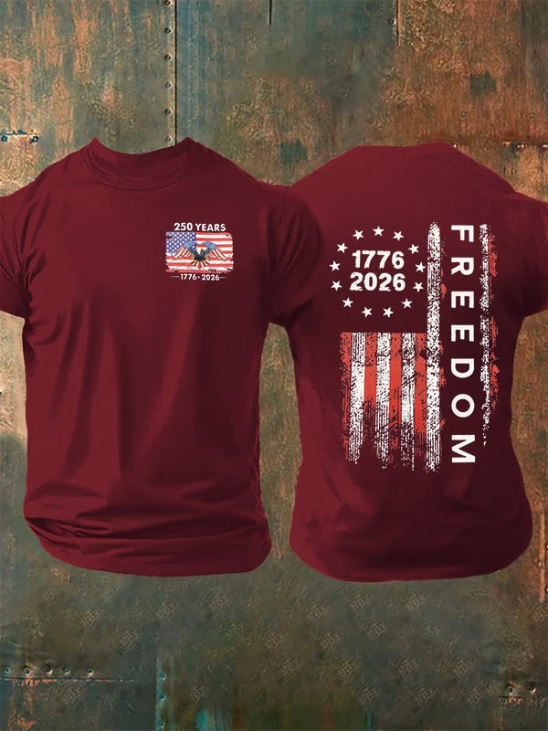 Men's Freedom Print T-Shirt