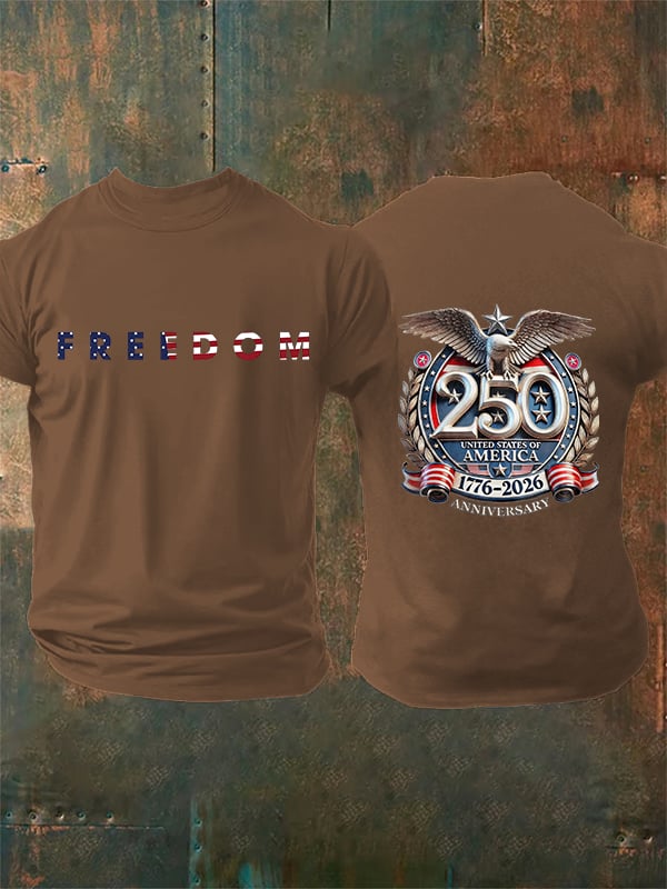 Men's FREEDOM Print T-Shirt