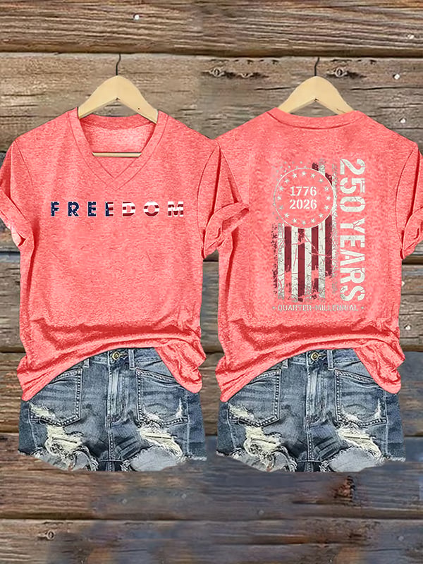 Women's American 250th Print T-Shirt