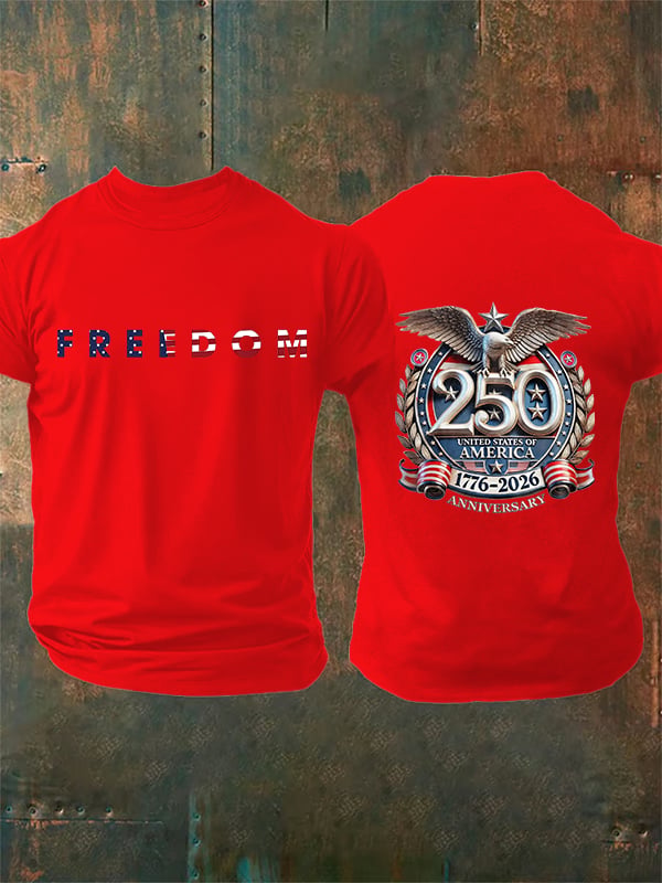 Men's FREEDOM Print T-Shirt
