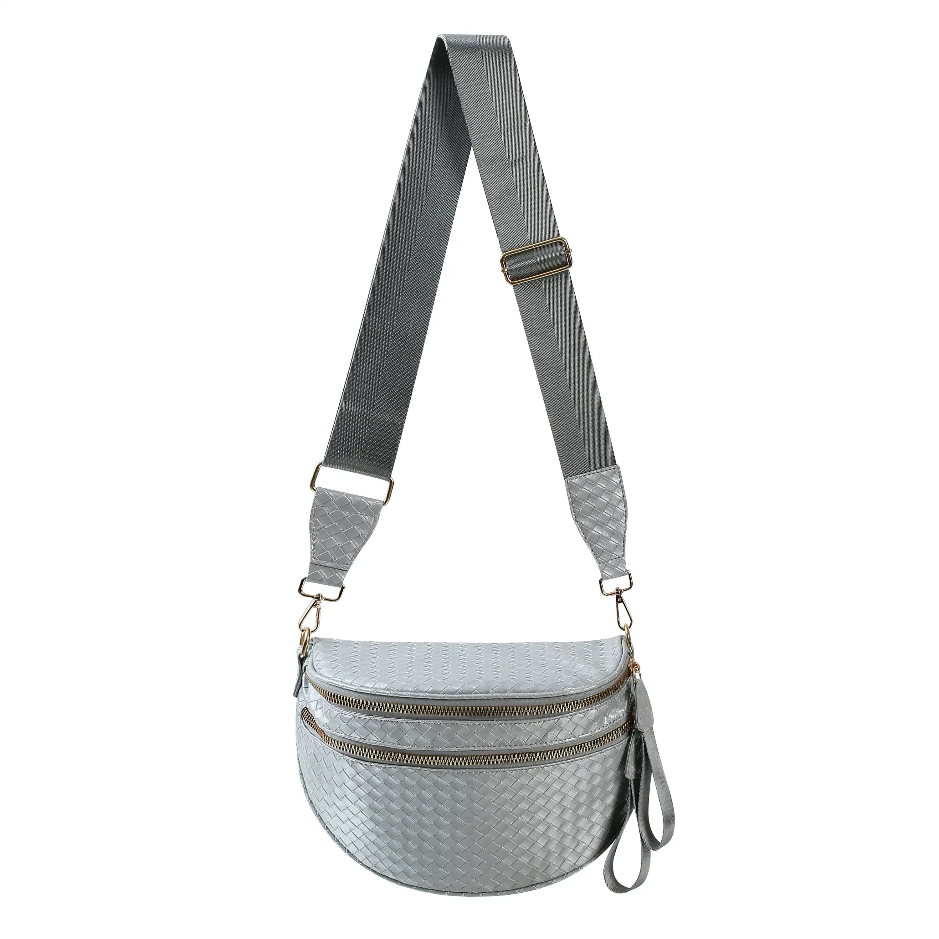 GoFree - Woven Leather Bum Bag