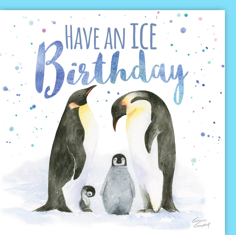 Penguin ‘Have an Ice Birthday’ Card