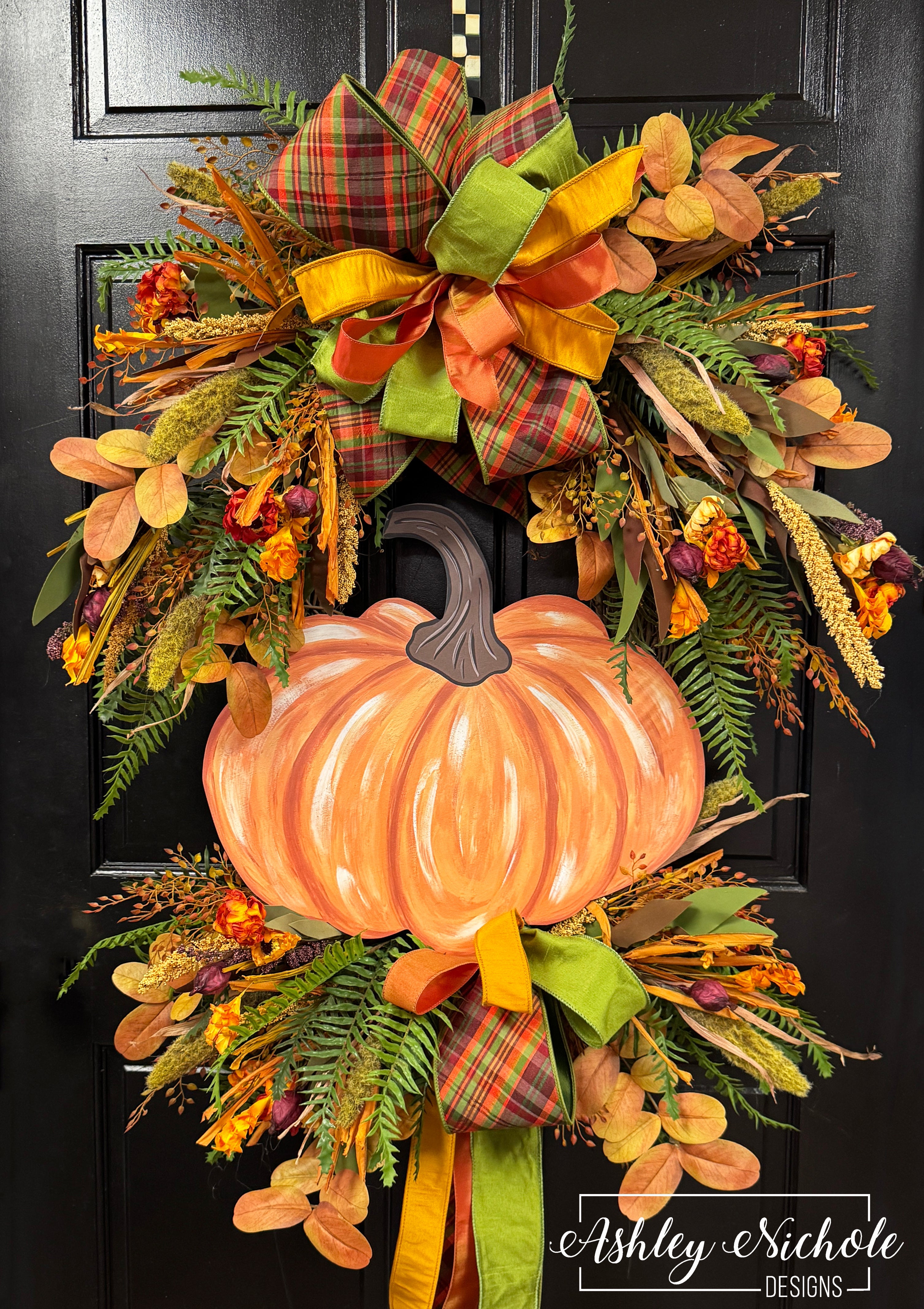Rustic Pumpkin Retreat Wreath