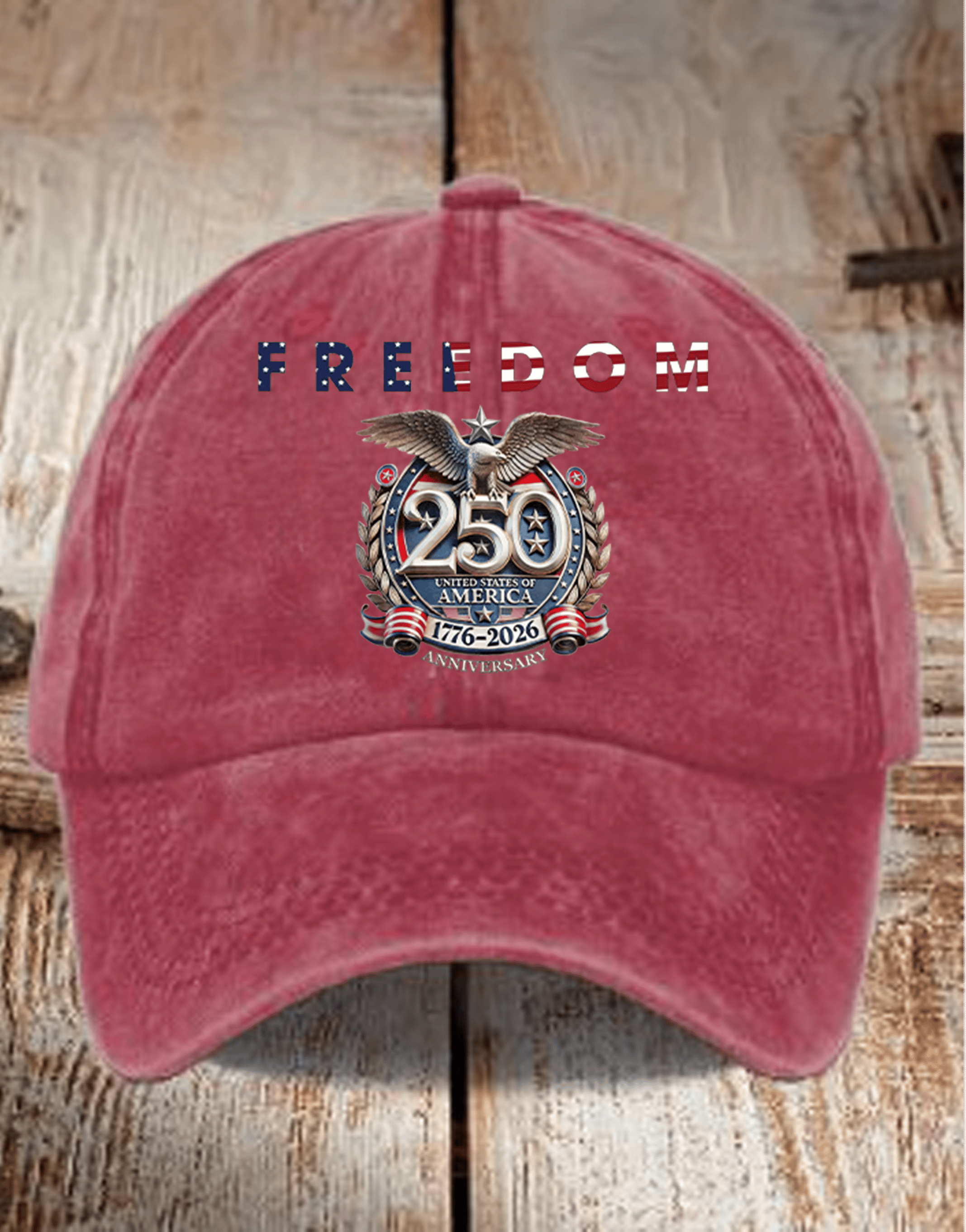 Unisex American 250th Print Casual Hat