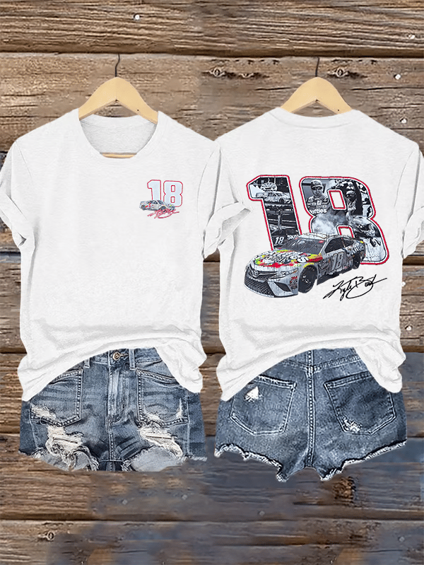 Women's Racing Print T-Shirt